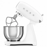 Миксер планетарный Smeg SMF05WHEU, литой алюминий, белый