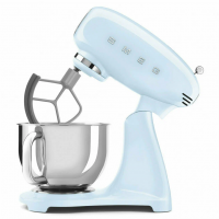 Миксер планетарный Smeg SMF05PBEU, объем чаши 4.8 литра, пастельный голубой