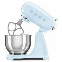 Миксер планетарный Smeg SMF05PBEU, объем чаши 4.8 литра, пастельный голубой