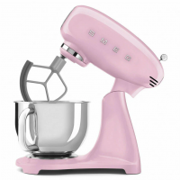 Миксер планетарный Smeg Style 50's SMF05PKEU, литой алюминиевый корпус, розовый