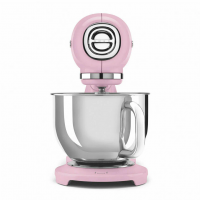 Миксер планетарный Smeg Style 50's SMF05PKEU, литой алюминиевый корпус, розовый