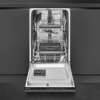 Посудомоечная машина встраиваемая Smeg ST4522DIN, полностью встраиваемая, 9 комплектов, 45 см