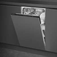 Посудомоечная машина встраиваемая Smeg ST4522DIN, полностью встраиваемая, 9 комплектов, 45 см