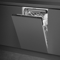 Посудомоечная машина встраиваемая Smeg ST4533CIN, конденсационная сушка, 10 комплектов, 45 см