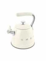 Чайник со свистком Smeg WKF01CR, кремовый
