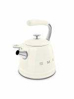 Чайник со свистком Smeg WKF01CR, кремовый
