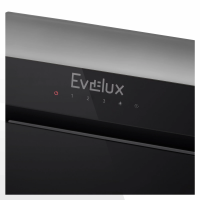 Вытяжка встраиваемая Evelux Arvid 60 BG, ширина 60 см, производительность 950 м3/ч, 3 скорости, черный