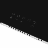 Варочная панель электрическая Evelux HEV 640 B, ширина 60 см, сенсорное управление, черный