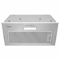 Вытяжка встраиваемая Evelux Dino 60 X, ширина 60 см, производительность 750 м3/ч, 3 скорости, нержавеющая сталь