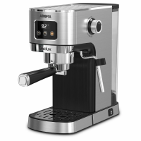 Кофеварка рожковая Evelux ECM 1009 Aroma 1350 Вт, 20 Бар, 1.2 л, черный/серебристый