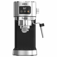 Кофеварка рожковая Evelux ECM 1009 Aroma 1350 Вт, 20 Бар, 1.2 л, черный/серебристый