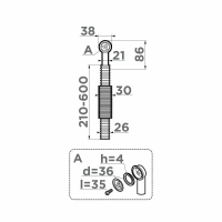 Сменный перелив круглый Omoikiri OV-1-R-LG (4998036), светлое золото