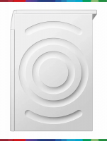 Сушильная машина Bosch WQG1417EPL, тепловой насос, 9 кг, 14 программ, белый/черный