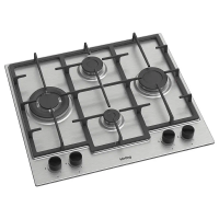 Варочная панель газовая Korting HG 688 CTX, нержавеющая сталь
