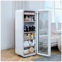 Холодильник для косметики Meyvel MD105-White, белый, напитков и лекарств (бьюти-холодильник белый на 105 литров)