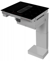 Варочная панель индукционная с вытяжкой MEFERI XSMART60BK ULTRA, черный