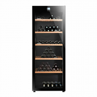 Винный шкаф Avintage DIVA300, 3 температурные зоны, 294 бутылки, антивибрационная система, черный