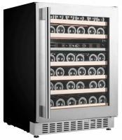 Винный шкаф Temptech OX60DX, нержавеющая сталь