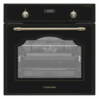 Духовой шкаф MEFERI MEO606BK RETRO, черный