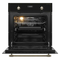 Духовой шкаф MEFERI MEO606BK RETRO, черный