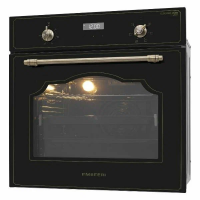 Духовой шкаф MEFERI MEO606BK RETRO, черный