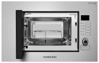 Встраиваемая микроволновая печь MEFERI MMO6020IX SLIM POWER, серебристый