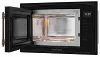 Встраиваемая микроволновая печь MEFERI MMO6025BK RETRO, черный