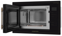 Встраиваемая микроволновая печь MEFERI MMO6025BK RETRO, черный