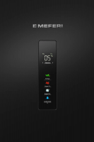Холодильник MEFERI MFR200BK TOTAL NO FROST COMBI ULTRA, черный
