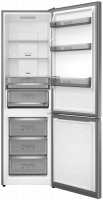 Холодильник MEFERI MFR200IX TOTAL NO FROST COMBI ULTRA, нержавеющая сталь