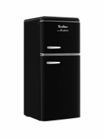 Холодильник Tesler RT-152 BLACK, ретро, черный