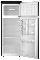 Холодильник Tesler RT-215 BLACK, ретро, черный