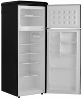 Холодильник Tesler RT-215 BLACK, ретро, черный