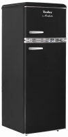 Холодильник Tesler RT-215 BLACK, ретро, черный