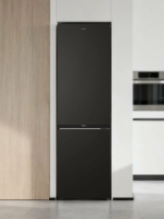 Холодильники Candy COMBI CFN6200BO, Total No Frost, черный обсидиан