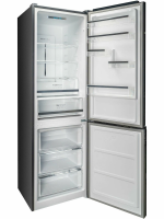 Холодильник DeLonghi DCS 19NFI NB DAMIANO, No Frost, черное стекло