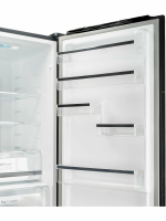 Холодильник DeLonghi DCS 19NFI NB DAMIANO, No Frost, черное стекло