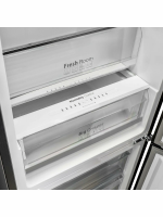 Холодильник DeLonghi DCS 19NFI NB DAMIANO, No Frost, черное стекло