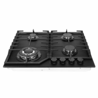 Варочная панель Zigmund & Shtain M 33.6 B, газовая, 60 см, чёрная, 4 конфорки