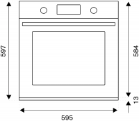Духовой шкаф Bertazzoni F609HEREKTAG, слоновая кость