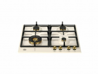 Варочная панель газовая Bertazzoni P604LHERAG Heritage, слоновая кость, золотой