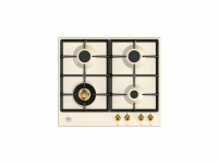 Варочная панель газовая Bertazzoni P604LHERAG Heritage, слоновая кость, золотой