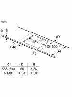 Варочная панель индукционная Bosch PVQ61CHB1E, Serie 6, черный