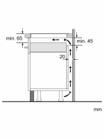 Варочная панель индукционная Bosch PVQ61CHB1E, Serie 6, черный