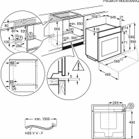 Духовой шкаф Electrolux EOE5C71Z, каталитическая очистка, термощуп, черный (Италия)