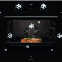 Духовой шкаф Electrolux EOE5C71Z, каталитическая очистка, термощуп, черный (Италия)