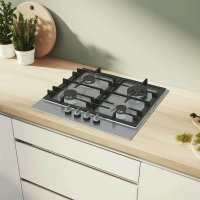 Варочная панель газовая Bosch PCH6A5I90, Serie 6, серебристый