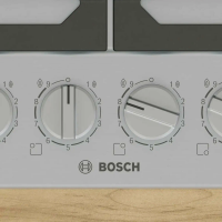 Варочная панель газовая Bosch PCH6A5I90, Serie 6, серебристый
