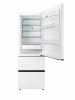 Холодильник многокамерный DeLonghi DMFS 19PINF BB MATTEO, инвертор, Total No Frost, белое стекло