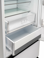 Холодильник многокамерный DeLonghi DMFS 19PINF BB MATTEO, инвертор, Total No Frost, белое стекло
